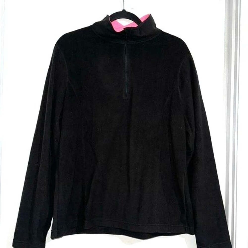 Danskin Now Womens Black Fleece Pullover Size XL/XG